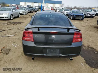 2006 Dodge Charger R/T with VIN 2B3LA53H56H397431, listed as a Copart auction lot 53655045 with 117,805 mi miles and Clean Title. Bid and sale history available at carsss.com. Image 6.