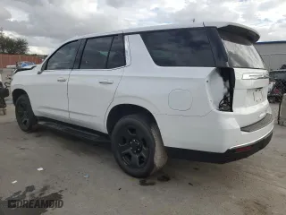 2023 Chevrolet Tahoe Commercial with VIN 1GNSCLED6PR294742, listed as a Copart auction lot 81449254 with 24,047 mi miles and Non Repairable. Bid and sale history available at carsss.com. Image 2.