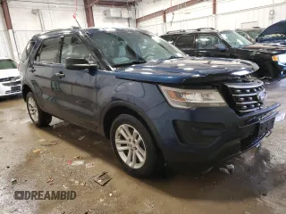 2017 Ford Explorer with VIN 1FM5K8B89HGA99496, listed as a Copart auction lot 43868005 with Not provided miles and Non repairable. Bid and sale history available at DreamBid. Image 4.