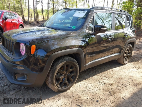 2017 Jeep Renegade Altitude with VIN ZACCJABBXHPG38552, listed as a IAAI auction lot 42061604 with 109,268 mi miles and . Bid and sale history available at DreamBid. Image 17.