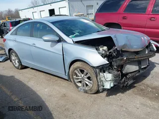 2013 Hyundai Sonata GLS with VIN 5NPEB4AC7DH789028, listed as a IAAI auction lot 41827734 with 135,624 mi miles and . Bid and sale history available at carsss.com. Image 1.