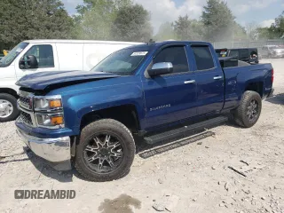2015 Chevrolet Silverado 1500 LS with VIN 1GCRCPEHXFZ313244, listed as a Copart auction lot 54329875 with 106,154 mi miles and Salvage Title. Bid and sale history available at DreamBid. Image 1.