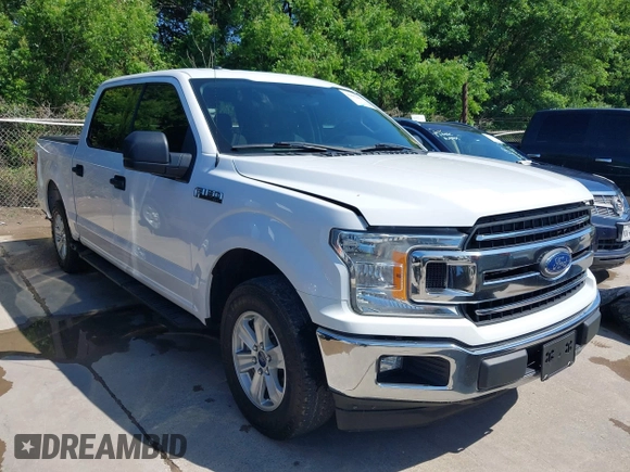 2018 Ford F-150 XL with VIN 1FTEW1CG3JKF83060, listed as a IAAI auction lot 42082403 with 96,647 mi miles. Bid and sale history available at carsss.com. Image 1.