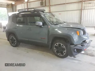 2016 Jeep Renegade Trailhawk with VIN ZACCJBCT2GPC56026, listed as a Copart auction lot 62223445 with 113,915 mi miles and Salvage title. Bid and sale history available at DreamBid. Image 4.