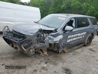 2021 Chevrolet Tahoe Commercial с VIN 1GNSCLED7MR457846, выставлен на аукционе Copart как лот 53887485 с пробегом 98 510 миль миль и Списание • Salvage title. История ставок и продаж доступна на DreamBid. Изображение 1.