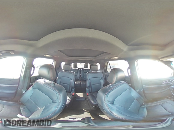 2017 Ford Explorer Sport with VIN 1FM5K8GTXHGA16039, listed as a Copart auction lot 49606295 with 89,697 mi miles and Salvage title. Bid and sale history available at DreamBid. Image 14.
