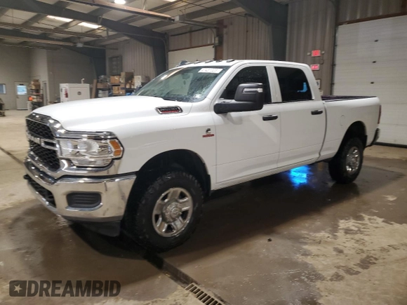 2023 Ram 2500 Tradesman with VIN 3C6UR5CLXPG500318, listed as a Copart auction lot 47481325 with 57,156 mi miles and Salvage title. Bid and sale history available at DreamBid. Image 1.