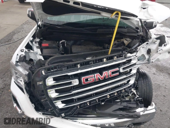2021 GMC Sierra 1500 SLT z VIN 3GTU9DED4MG261384, wystawiony jako IAAI lot #42161232 z przebiegiem 36 685 mil mil oraz . Historia ofert i sprzedaży dostępna na DreamBid. Obrazek 10.