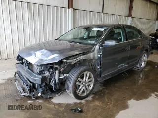 2017 Volkswagen Jetta SEL with VIN 3VWL17AJ4HM390858, listed as a Copart auction lot 61019095 with 130,038 mi miles and Salvage title. Bid and sale history available at DreamBid. Image 1.