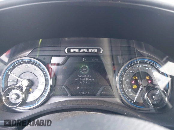 2020 Ram 1500 Limited with VIN 1C6SRFHT8LN254585, listed as a IAAI auction lot 41189940 with 58,631 mi miles. Bid and sale history available at carsss.com. Image 7.