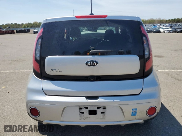 2017 Kia Soul + with VIN KNDJP3A51H7428335, listed as a Copart auction lot 55261725 with 16,168 mi miles and Salvage Title. Bid and sale history available at DreamBid. Image 6.