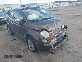 2012 FIAT 500 Gucci with VIN 3C3CFFER1CT119029, listed as a IAAI auction lot 41499274 with 78,504 mi miles. Bid and sale history available at carsss.com. Image 1.