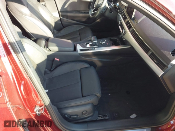 2018 Audi A4 Premium Plus with VIN WAULMAF46JA067552, listed as a IAAI auction lot 41196454 with 61,361 mi miles. Bid and sale history available at carsss.com. Image 5.