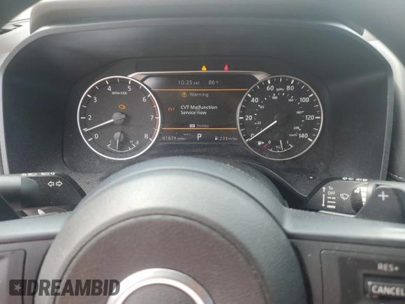 2023 Nissan Rogue S with VIN 5N1BT3AB1PC778197, listed as a Copart auction lot 62649295 with 61,879 mi miles and Clean title. Bid and sale history available at DreamBid. Image 9.