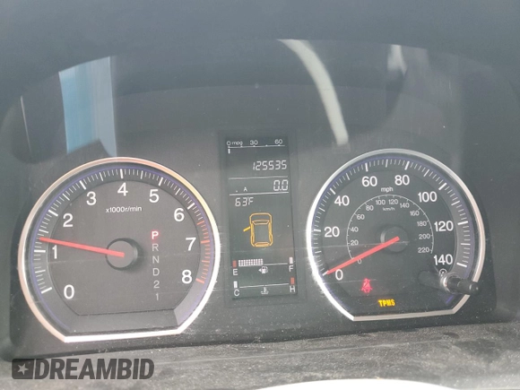 2008 Honda CR-V EX with VIN JHLRE48588C063246, listed as a Copart auction lot 54787465 with 125,535 mi miles and Salvage Title. Bid and sale history available at carsss.com. Image 9.