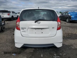 2017 Nissan Note SL with VIN 3N1CE2CP9HL354975, listed as a Copart auction lot 57454965 with 98,551 mi miles and Salvage title. Bid and sale history available at DreamBid. Image 6.