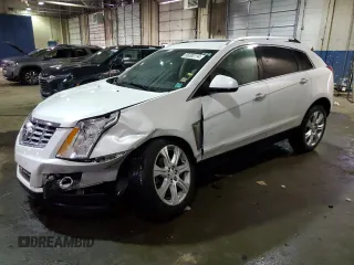 2014 Cadillac SRX Performance Collection with VIN 3GYFNCE31ES678797, listed as a Copart auction lot 86000114 with 100,472 mi miles and Clean Title. Bid and sale history available at carsss.com. Image 1.