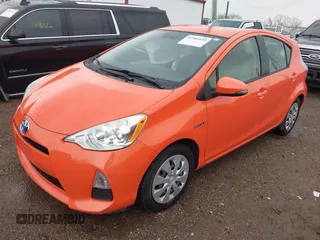 2013 Toyota Prius One with VIN JTDKDTB32D1053479, listed as a IAAI auction lot 41981035 with 53,588 mi miles. Bid and sale history available at carsss.com. Image 2.