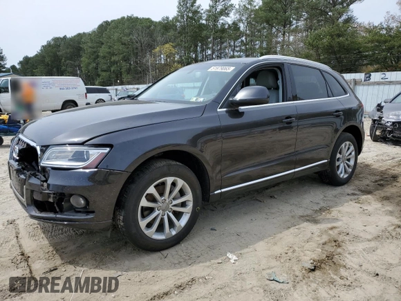 2014 Audi Q5 Premium Plus with VIN WA1LFAFP7EA125868, listed as a Copart auction lot 51979065 with 117,756 mi miles and Salvage title. Bid and sale history available at DreamBid. Image 1.