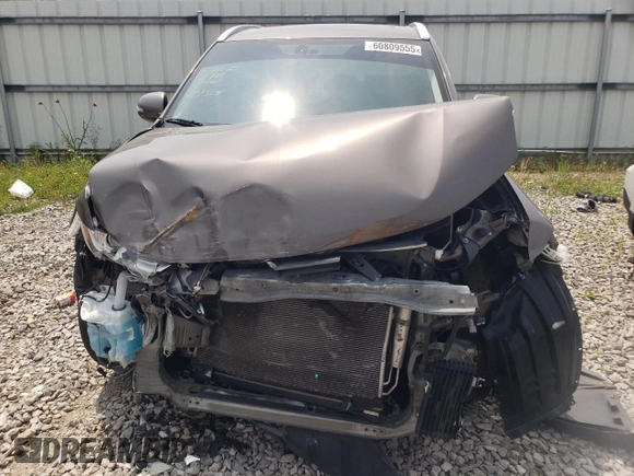 2017 Mitsubishi Outlander SE with VIN JA4AD3A39HZ049072, listed as a Copart auction lot 60809555 with 129,597 mi miles and Salvage title. Bid and sale history available at DreamBid. Image 13.