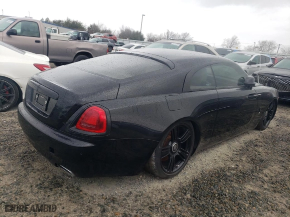 2014 Rolls-Royce Wraith with VIN SCA665C5XEUX84336, listed as a Copart auction lot 73181343 with 34,367 mi miles and Salvage Title. Bid and sale history available at carsss.com. Image 3.
