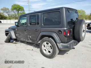 2018 Jeep Wrangler Unlimited Sport S z VIN 1C4HJXDG8JW133314, wystawiony jako Copart lot #53708965 z przebiegiem 120 102 mil mil oraz Szkoda całkowita • Salvage title. Historia ofert i sprzedaży dostępna na DreamBid. Obrazek 2.