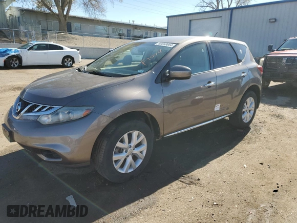 2011 Nissan Murano S with VIN JN8AZ1MU0BW067540, listed as a Copart auction lot 80868884 with 116,796 mi miles and Salvage Title. Bid and sale history available at carsss.com. Image 1.