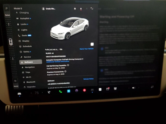 2023 Tesla Model S с VIN 5YJSA1E5XPF520265, выставлен на аукционе Copart как лот 54833255 с пробегом 16 502 миль миль и Списание • Salvage title. История ставок и продаж доступна на DreamBid. Изображение 9.
