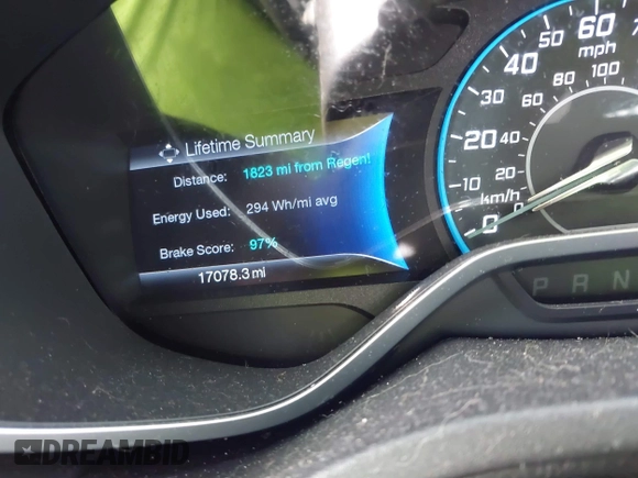 2013 Ford Focus Electric with VIN 1FADP3R49DL273355, listed as a IAAI auction lot 41931111 with 17,078 mi miles and . Bid and sale history available at DreamBid. Image 15.