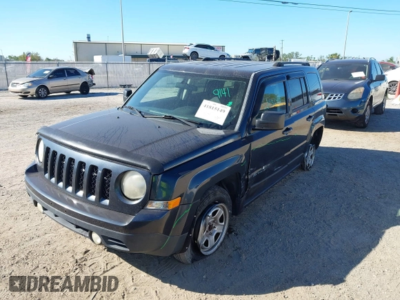 2014 Jeep Patriot Sport with VIN 1C4NJPBB4ED859196, listed as a IAAI auction lot 41815149 with 140,612 mi miles and . Bid and sale history available at carsss.com. Image 17.