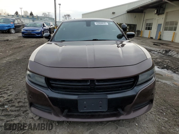 2018 Dodge Charger Police with VIN 2C3CDXKTXJH330117, listed as a Copart auction lot 43968835 with 93,680 mi miles and Clean Title. Bid and sale history available at carsss.com. Image 5.