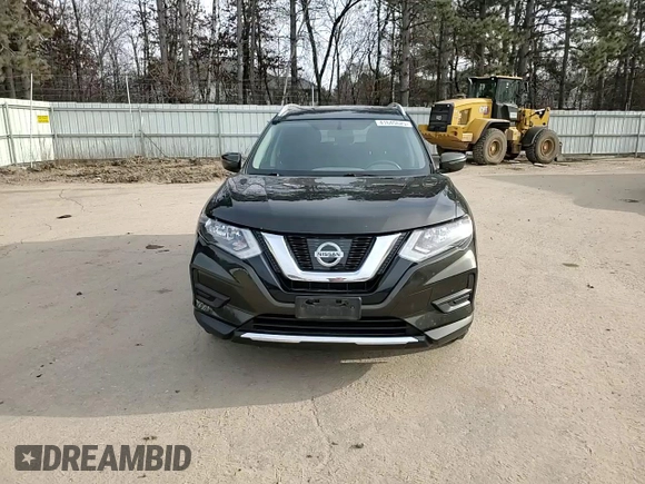 2017 Nissan Rogue SV with VIN KNMAT2MV7HP594800, listed as a Copart auction lot 41645625 with 135,612 mi miles and Salvage Title. Bid and sale history available at DreamBid. Image 12.