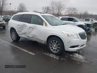 2017 Buick Enclave Leather with VIN 5GAKVBKD0HJ105022, listed as a IAAI auction lot 41542583 with 97,580 mi miles and . Bid and sale history available at DreamBid. Image 1.