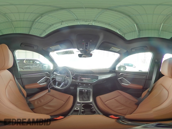 2023 Audi Q3 S line Premium with VIN WA1DECF31P1104632, listed as a Copart auction lot 50983105 with 17,579 mi miles and Salvage title. Bid and sale history available at DreamBid. Image 14.