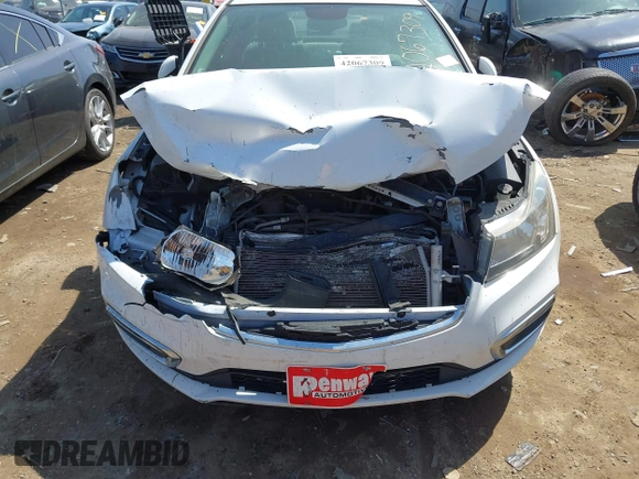 2015 Chevrolet Cruze LT with VIN 1G1PC5SB4F7277616, listed as a IAAI auction lot 42067309 with 134,128 mi miles and . Bid and sale history available at DreamBid. Image 6.