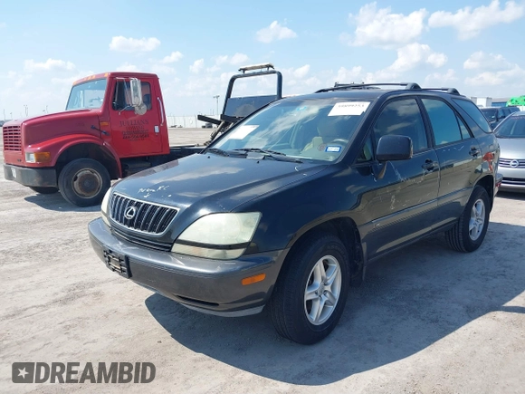 2003 Lexus RX 300 with VIN JTJGF10UX30160491, listed as a IAAI auction lot 39899253 with 190,971 mi miles and . Bid and sale history available at DreamBid. Image 2.