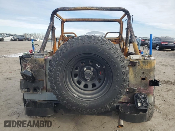 1990 Jeep Wrangler "S" with VIN 2J4FY19E1LJ550785, listed as a Copart auction lot 41930685 with 0 mi miles and Non Repairable. Bid and sale history available at carsss.com. Image 6.