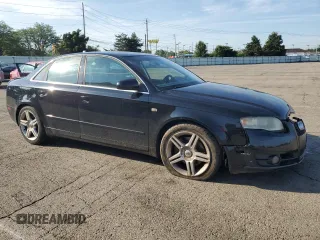2007 Audi A4 2.0T with VIN WAUDF78E57A127434, listed as a Copart auction lot 61790355 with 203,514 mi miles and Salvage title. Bid and sale history available at DreamBid. Image 4.