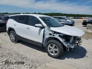 2020 GMC Terrain SLE with VIN 3GKALMEV1LL196758, listed as a Copart auction lot 56225255 with 139,329 mi miles and Salvage title. Bid and sale history available at DreamBid. Image 4.