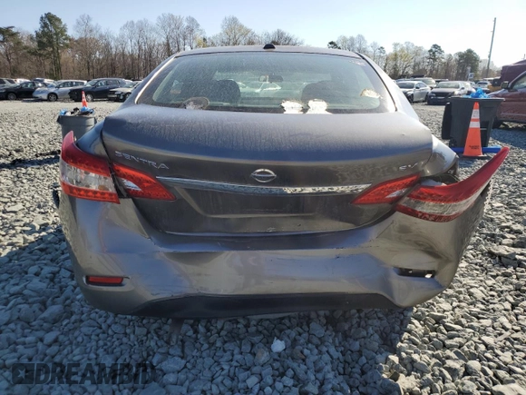 2015 Nissan Sentra SR with VIN 3N1AB7AP2FL669730, listed as a Copart auction lot 48541165 with 114,366 mi miles and Salvage Title. Bid and sale history available at DreamBid. Image 6.