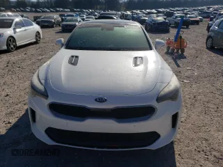 2018 Kia Stinger Premium with VIN KNAE25LA9J6014489, listed as a Copart auction lot 41437855 with 46,091 mi miles and Salvage Title. Bid and sale history available at DreamBid. Image 5.