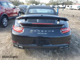 2017 Porsche 911 Turbo with VIN WP0CD2A98HS178622, listed as a Copart auction lot 78998074 with 0 miles and Salvage Title. Bid and sale history available at carsss.com. Image 6.