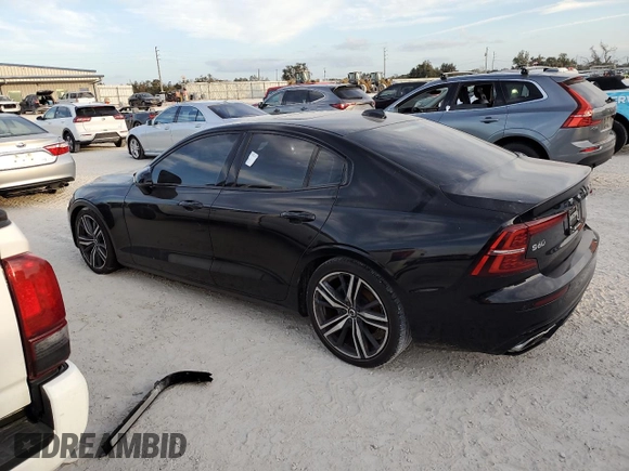 2020 Volvo S60 R-Design with VIN 7JR102FM3LG072611, listed as a Copart auction lot 76905744 with 0 mi miles and Non Repairable. Bid and sale history available at carsss.com. Image 2.
