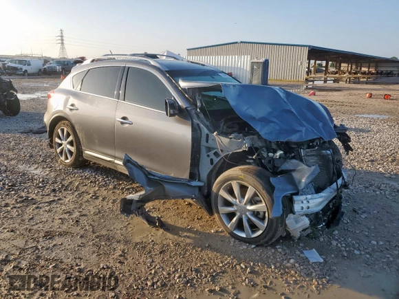 2017 Infiniti QX50 with VIN JN1BJ0RP7HM388535, listed as a Copart auction lot 58448355 with 44,050 mi miles and Salvage title. Bid and sale history available at DreamBid. Image 4.