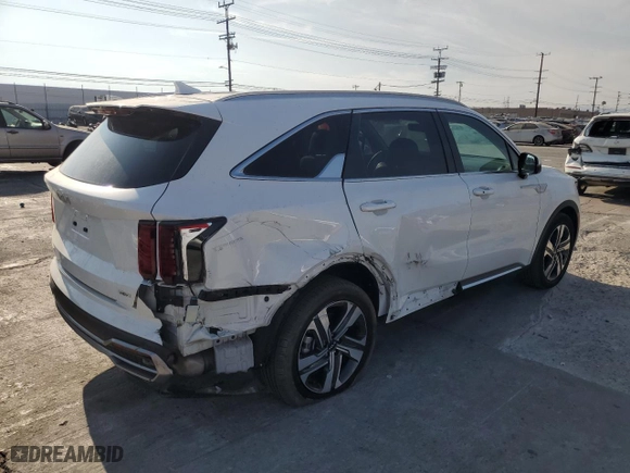 2023 Kia Sorento Hybrid EX with VIN KNDRHDLG7P5189615, listed as a Copart auction lot 75357654 with 40,031 mi miles and Salvage Title. Bid and sale history available at carsss.com. Image 3.