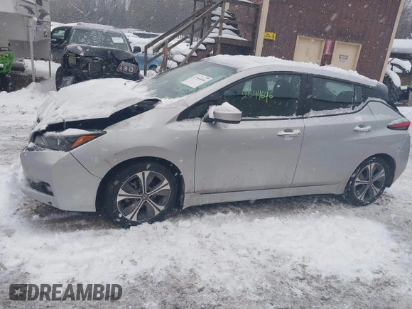 2021 Nissan LEAF SV with VIN 1N4AZ1CVXMC557032, listed as a IAAI auction lot 41544646 with 23,918 mi miles and . Bid and sale history available at DreamBid. Image 14.