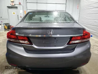 2015 Honda Civic Sedan LX with VIN 19XFB2F59FE036367, listed as a Copart auction lot 47978985 with 63,677 mi miles and Salvage Title. Bid and sale history available at carsss.com. Image 6.