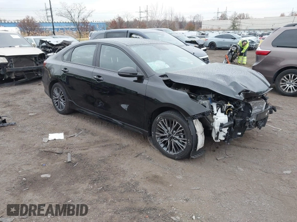 2024 Kia Forte GT-Line with VIN 3KPF54AD5RE719706, listed as a IAAI auction lot 40898591 with 9,873 mi miles and . Bid and sale history available at carsss.com. Image 1.