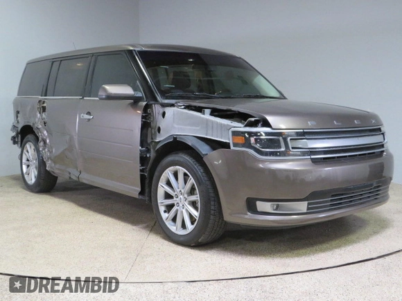 2019 Ford Flex Limited with VIN 2FMGK5D88KBA03540, listed as a Copart auction lot 74617224 with 30,719 mi miles and Salvage Title. Bid and sale history available at carsss.com. Image 1.