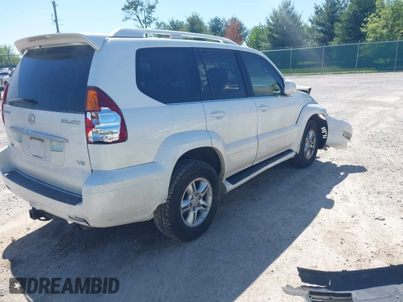 2004 Lexus GX 470 with VIN JTJBT20XX40038671, listed as a IAAI auction lot 42238146 with 250,837 mi miles and . Bid and sale history available at DreamBid. Image 4.